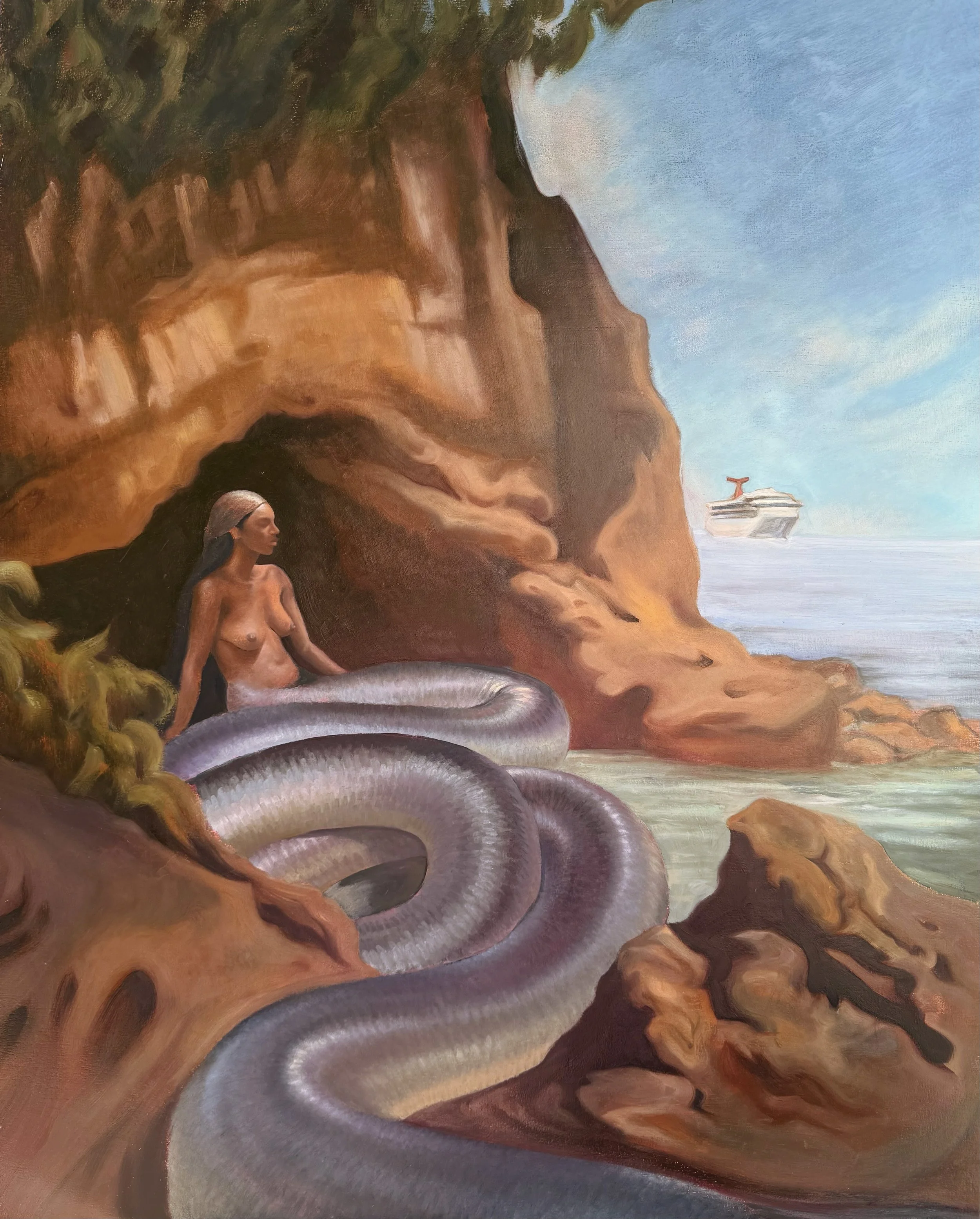 Bracing Impact
30” x 24”
Oil on panel 