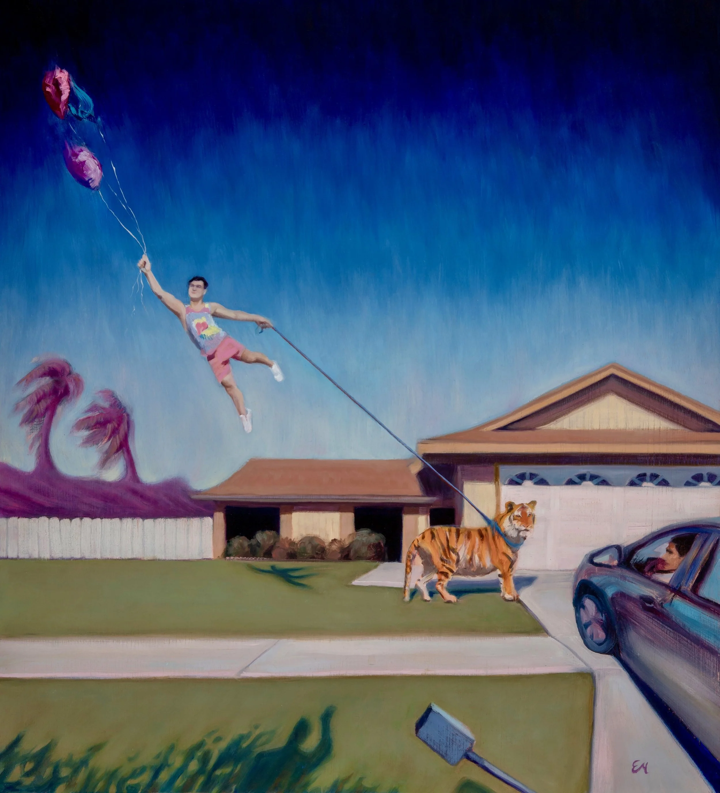 Hillside Boys 
18” x 24”
Oil on wood panel 