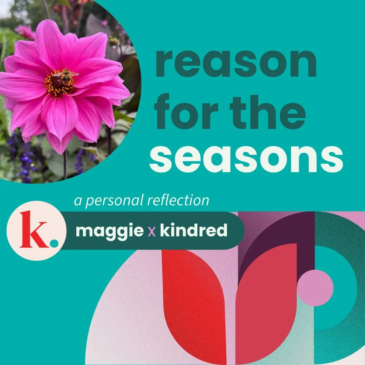We are always in a season.

Spring brings new ideas. Summer is heads-down, deep in the work. Fall is harvest &mdash; reflection and refinement. Winter is rest. Not failure. Rest.

I gave a speech once about what growth means to me. I came back to a r