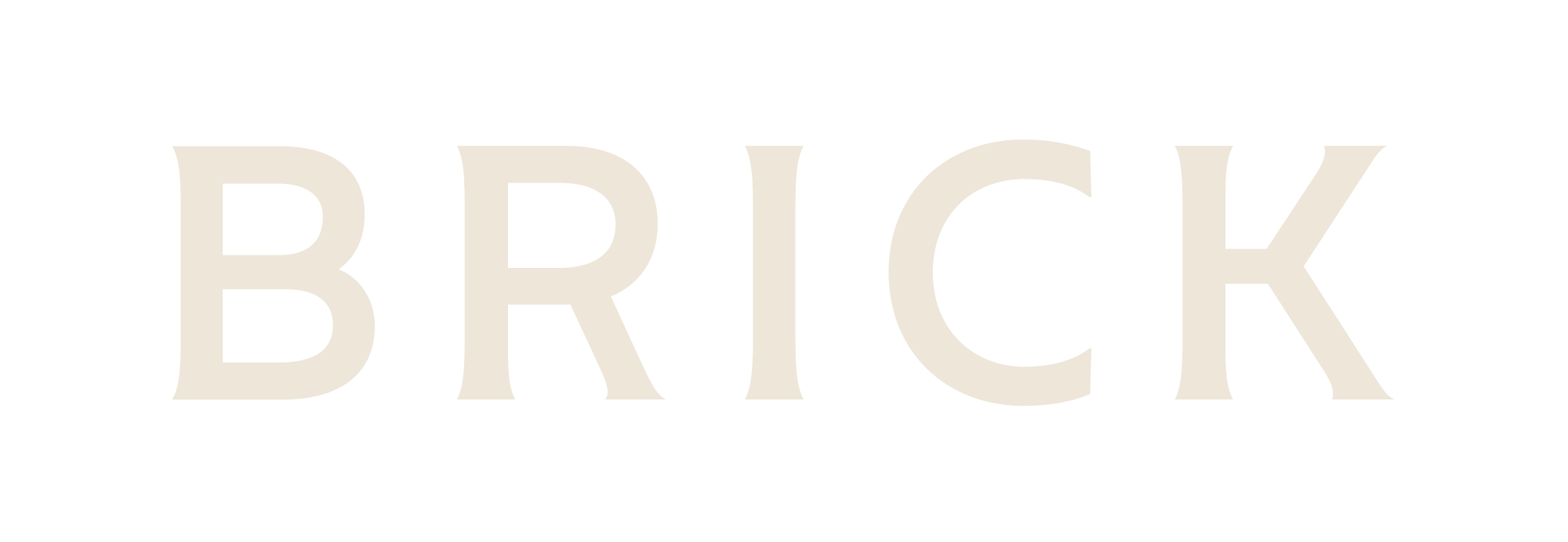 Text with the word 'BLACK' in uppercase and large font and the word 'BRICK' in uppercase and large font, with a black background.