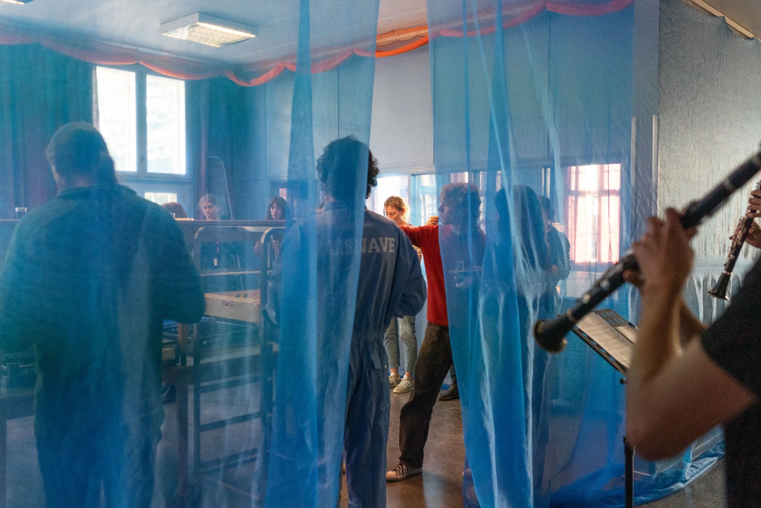 Dokumentasjon av kunstarrangement under Kunstfest Rotvoll – foto: Lili Zaneta