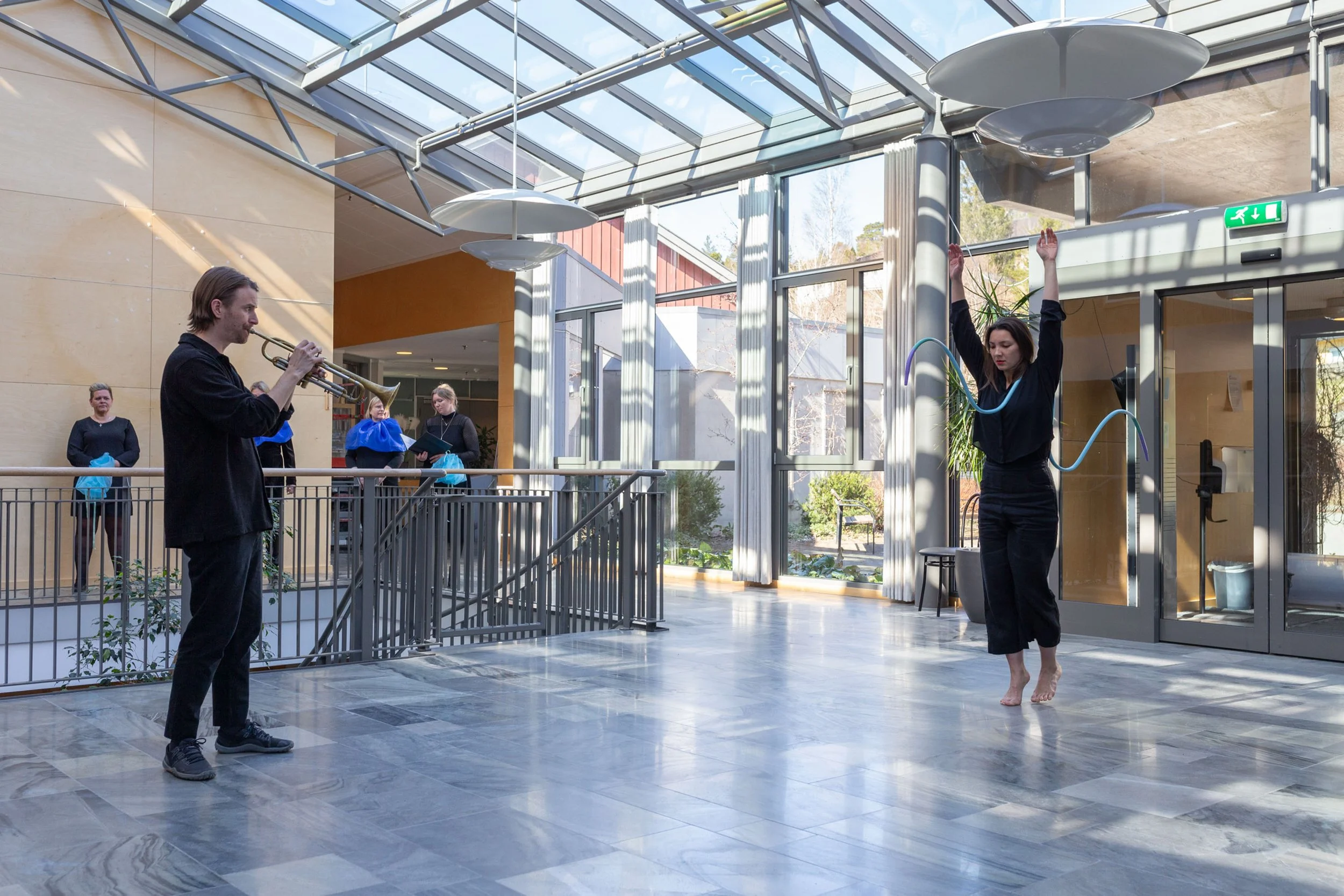 Dokumentasjon av kunstarrangement under Art in Åfjor