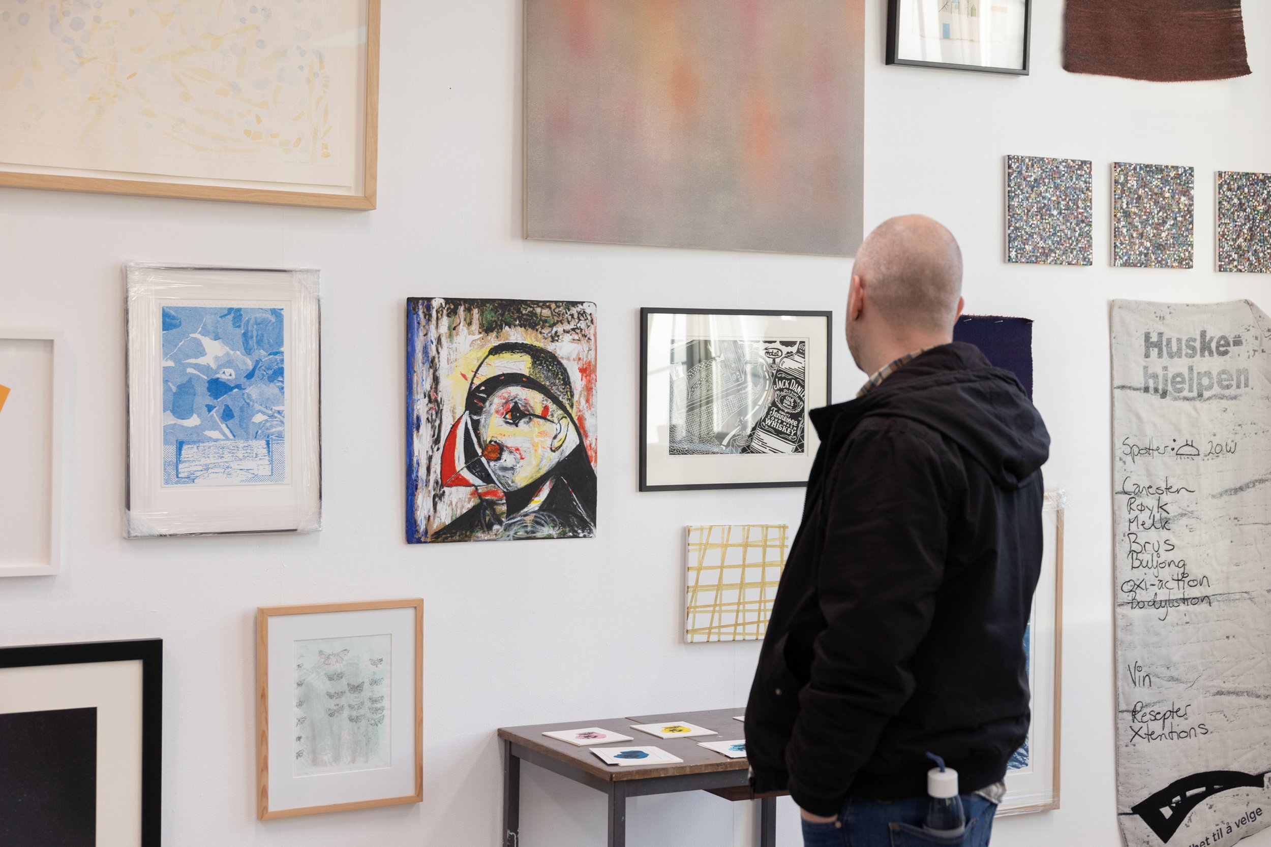 Dokumentasjon av jubileumsarrangement ved Lademoen Kunstnerverksteder – foto: Lili Zaneta