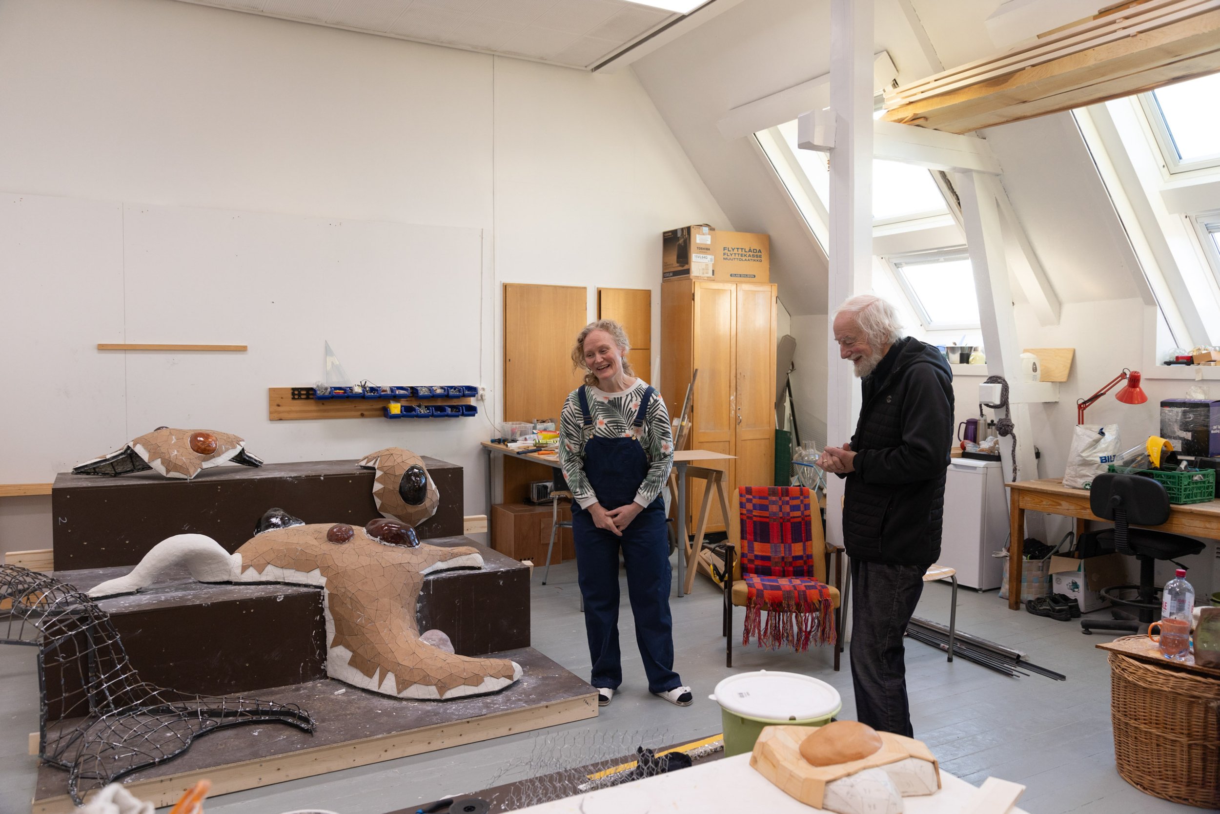 Dokumentasjon av jubileumsarrangement ved Lademoen Kunstnerverksteder – foto: Lili Zaneta