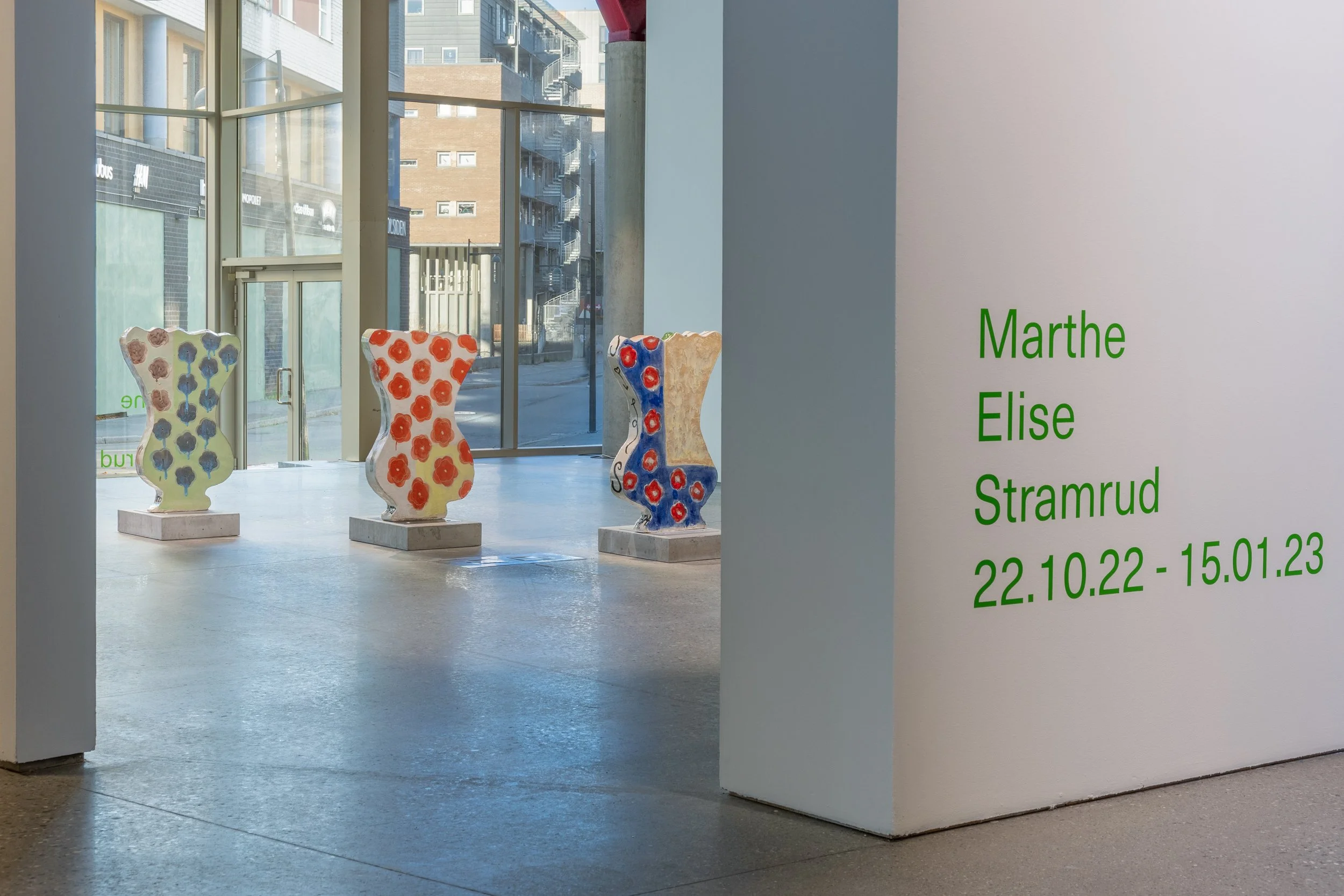 Dokumentasjon av utstillingen «Reis deg» av Marthe Elise Stramrud ved Trondheim Kunstmuseum – foto: Lili Zaneta