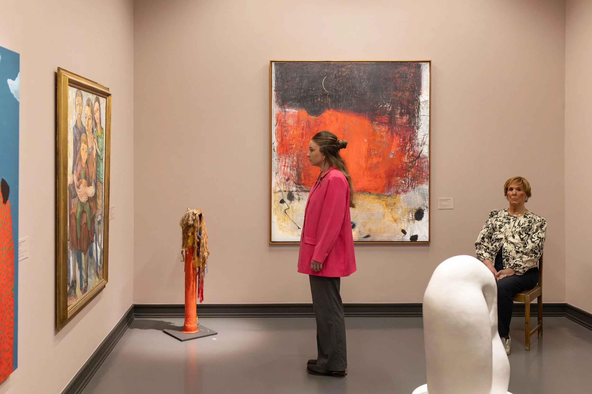 Dokumentasjon av performance under «Performance Family» ved Trondheim Kunstmuseum – foto: Lili Zaneta