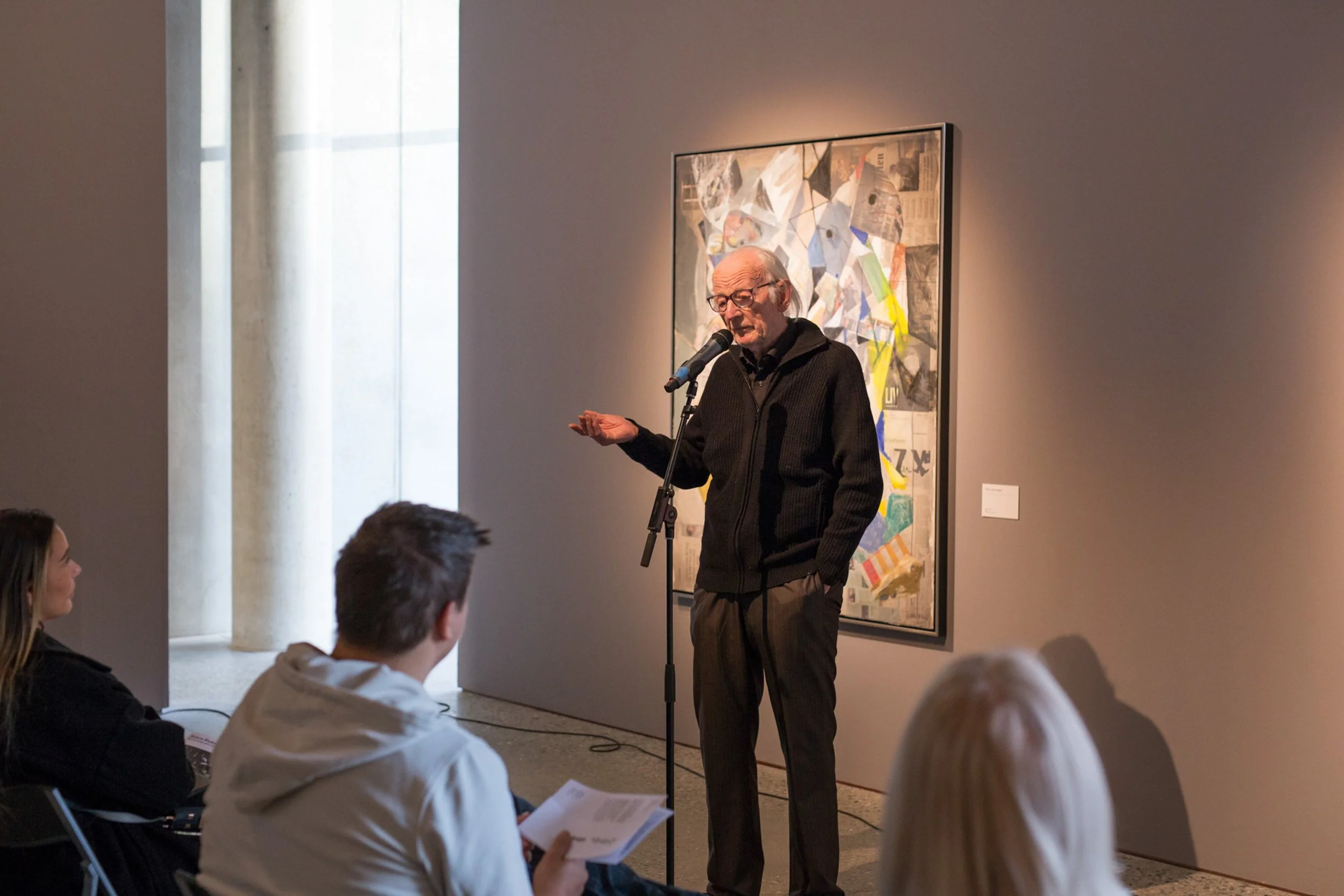 Utstillingsrom med verk av Håkon Bleken ved Trondheim Kunstmuseum