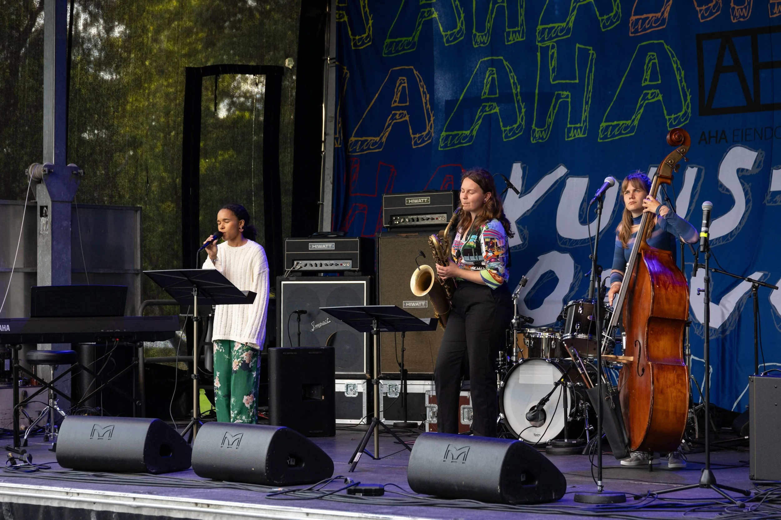 Dokumentasjon av kunstarrangement under Kunstfest Rotvoll – foto: Lili Zaneta