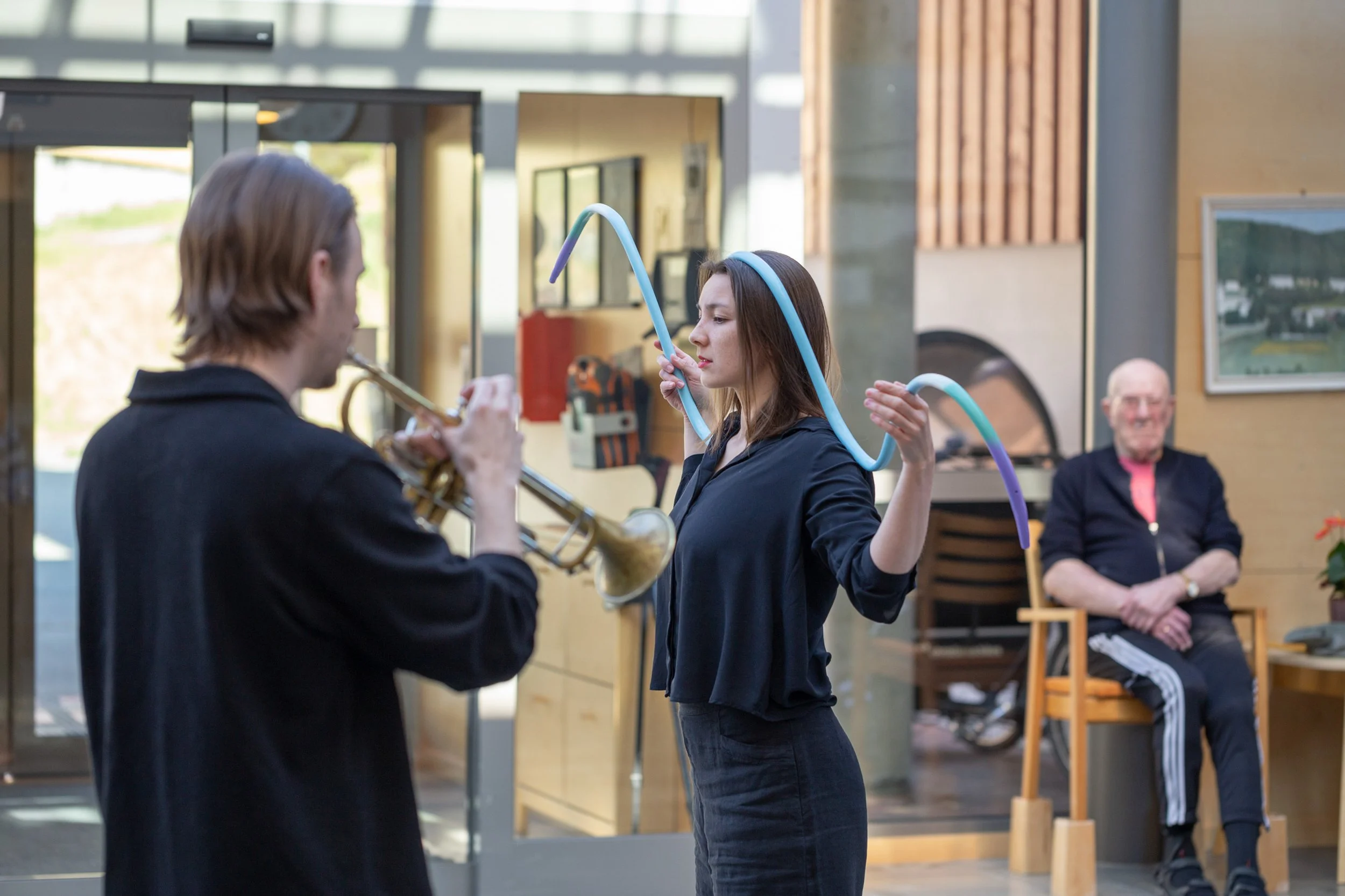 Dokumentasjon av kunstarrangement under Art in Åfjor