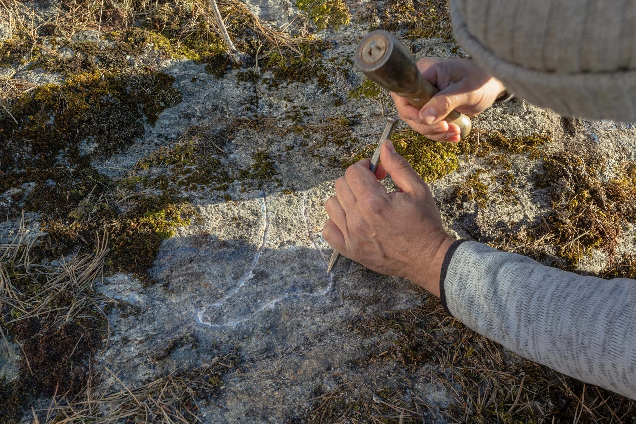 Dokumentasjon av kunstarrangement under Art in Åfjor