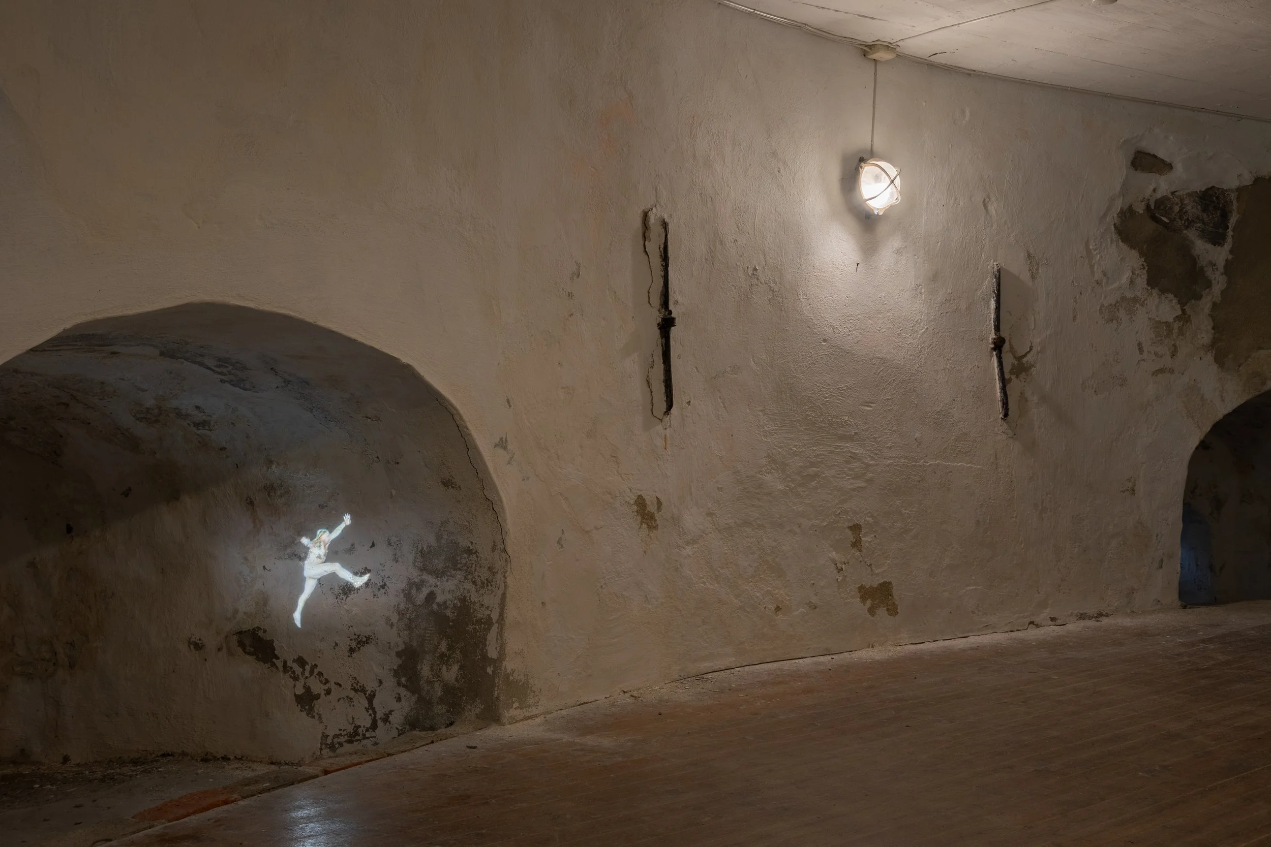 Dokumentasjon av kunstprosjekt «Bare et steinkast» av Pål Lersveen på Munkholmen – foto: Lili Zaneta