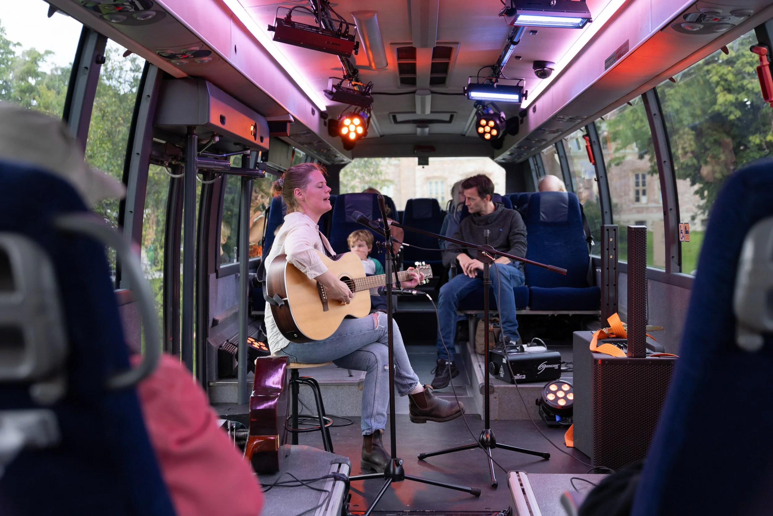 Dokumentasjon av kunstarrangement under Kunstfest Rotvoll – foto: Lili Zaneta