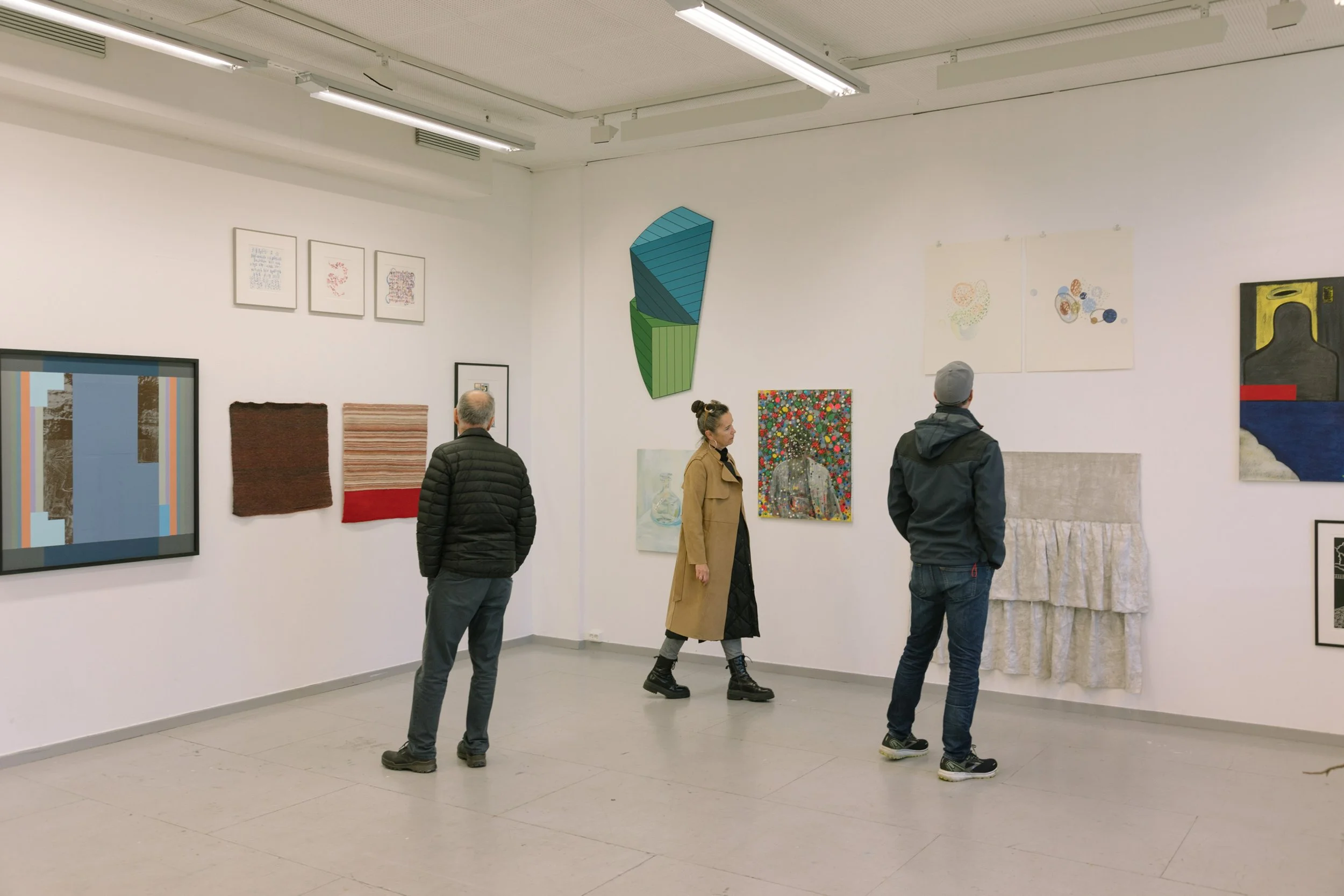 Publikum i kunstneratelier under Trondheim Open