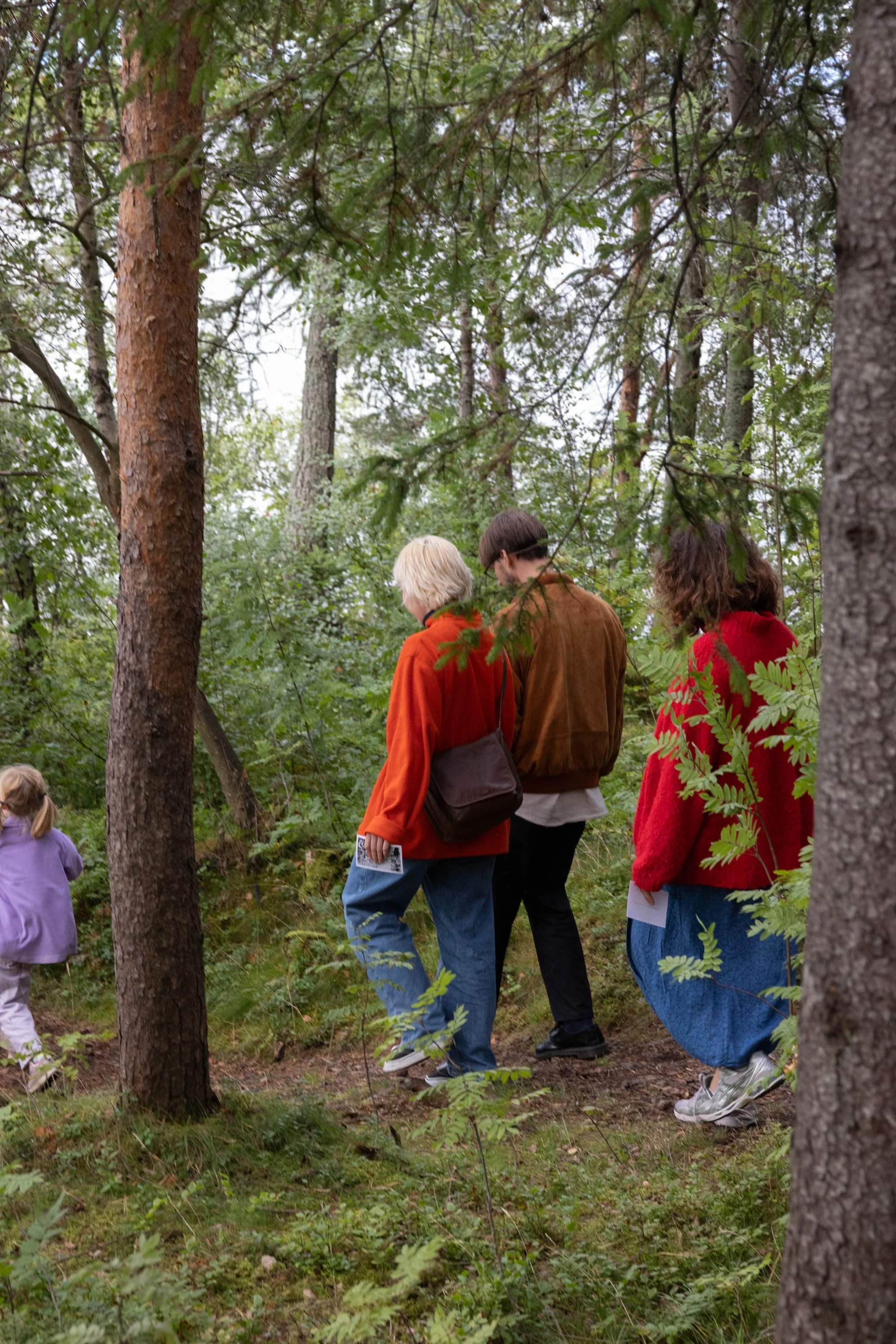 Dokumentasjon av kunstarrangement under Kunstfest Rotvoll – foto: Lili Zaneta