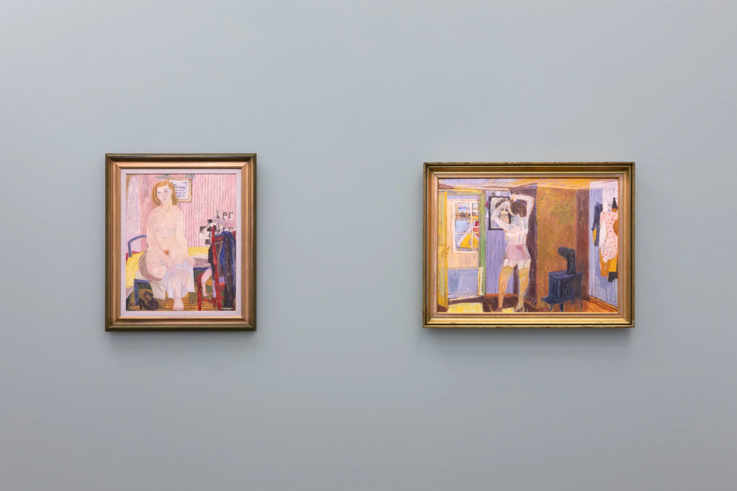 Dokumentasjon av utstilling «Mellom mennesker» av Else Hagen ved Trondheim Kunstmuseum – foto: Lili Zaneta