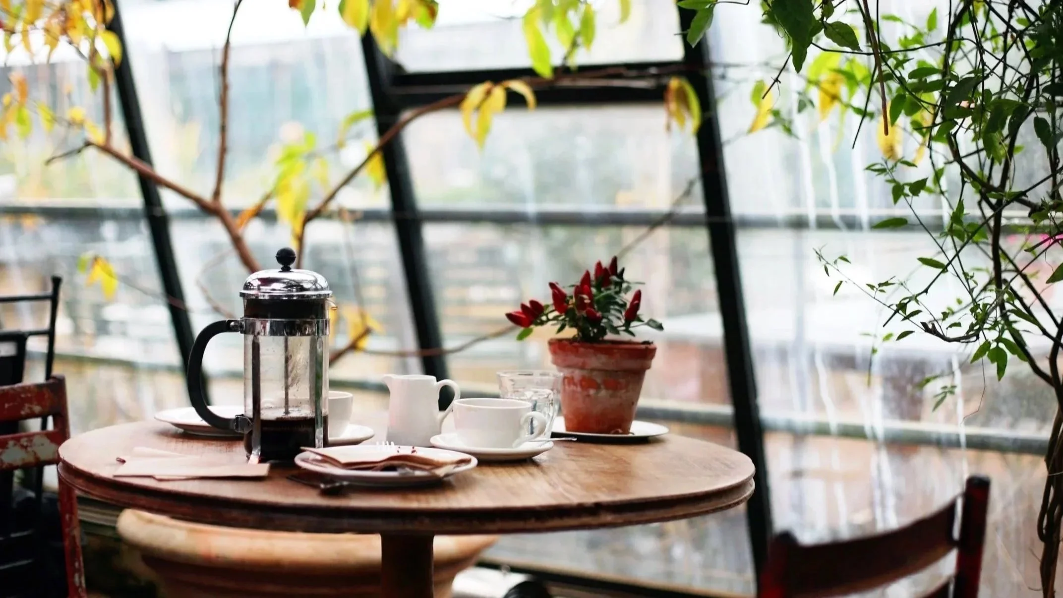 coffee table for creative promo