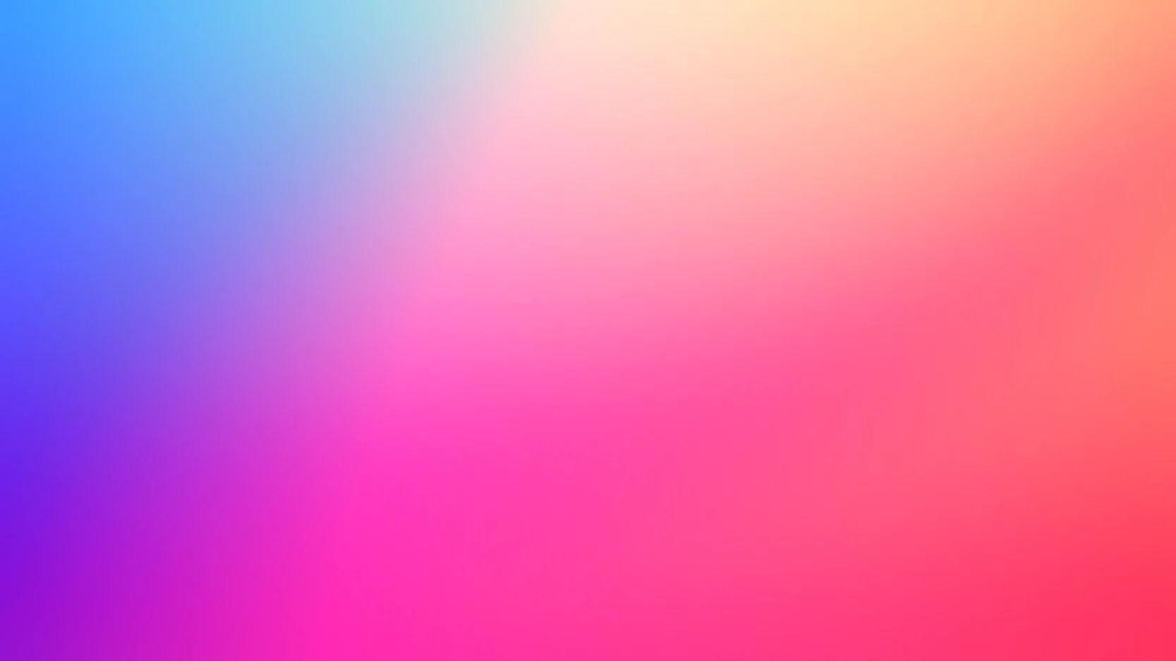 Abstrakter Farbverlauf mit Blau, Rosa, Gelb-Orange und Pink Tönen