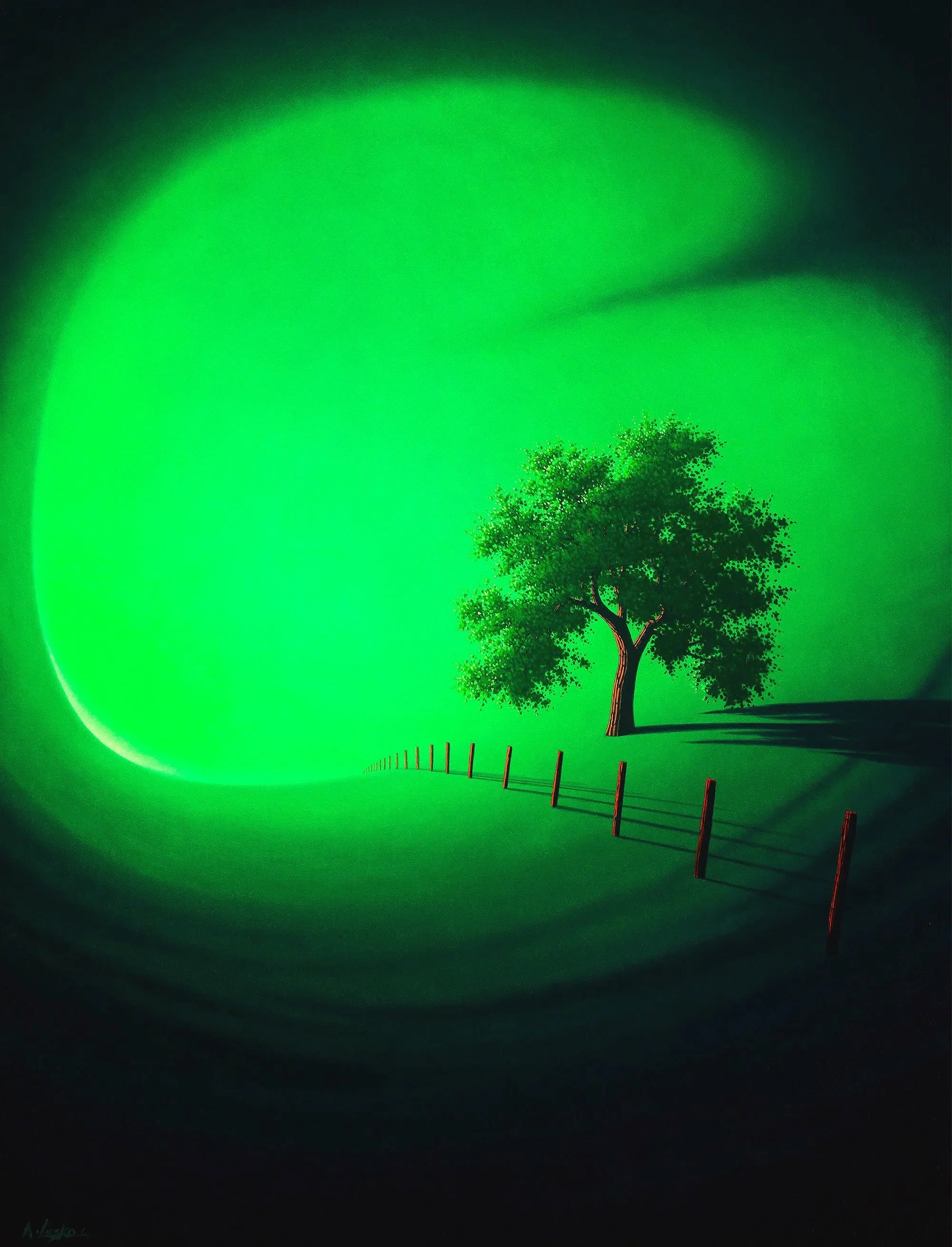 Dreaming Tree 48 x 60 oil on canvas