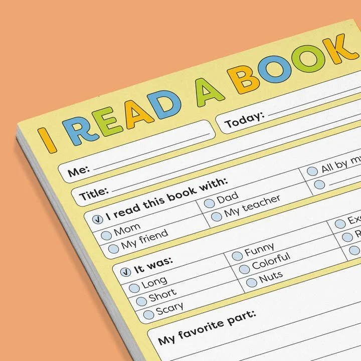 I Read A Book Playtime Notepads