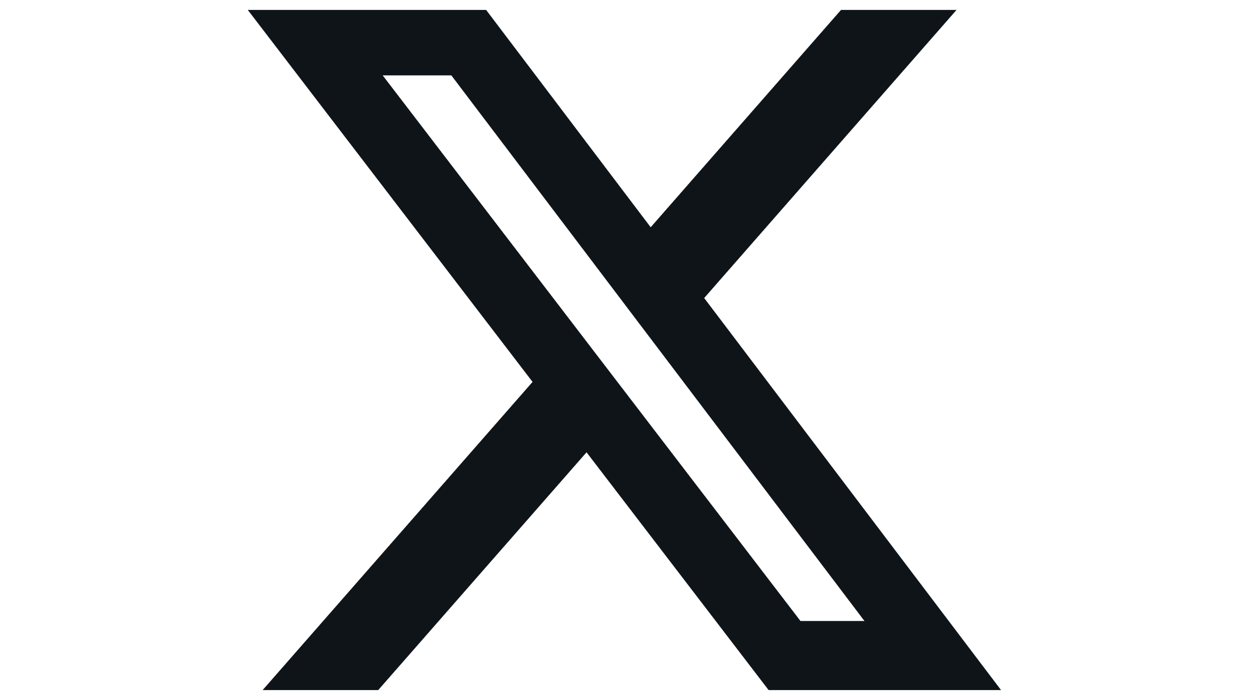 A stylized, black geometric logo that forms the letter 'X' with overlapping intersecting lines.