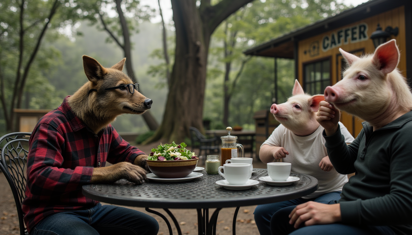 Confessions of a Vegan Wolf: A Twisted Fable Parody