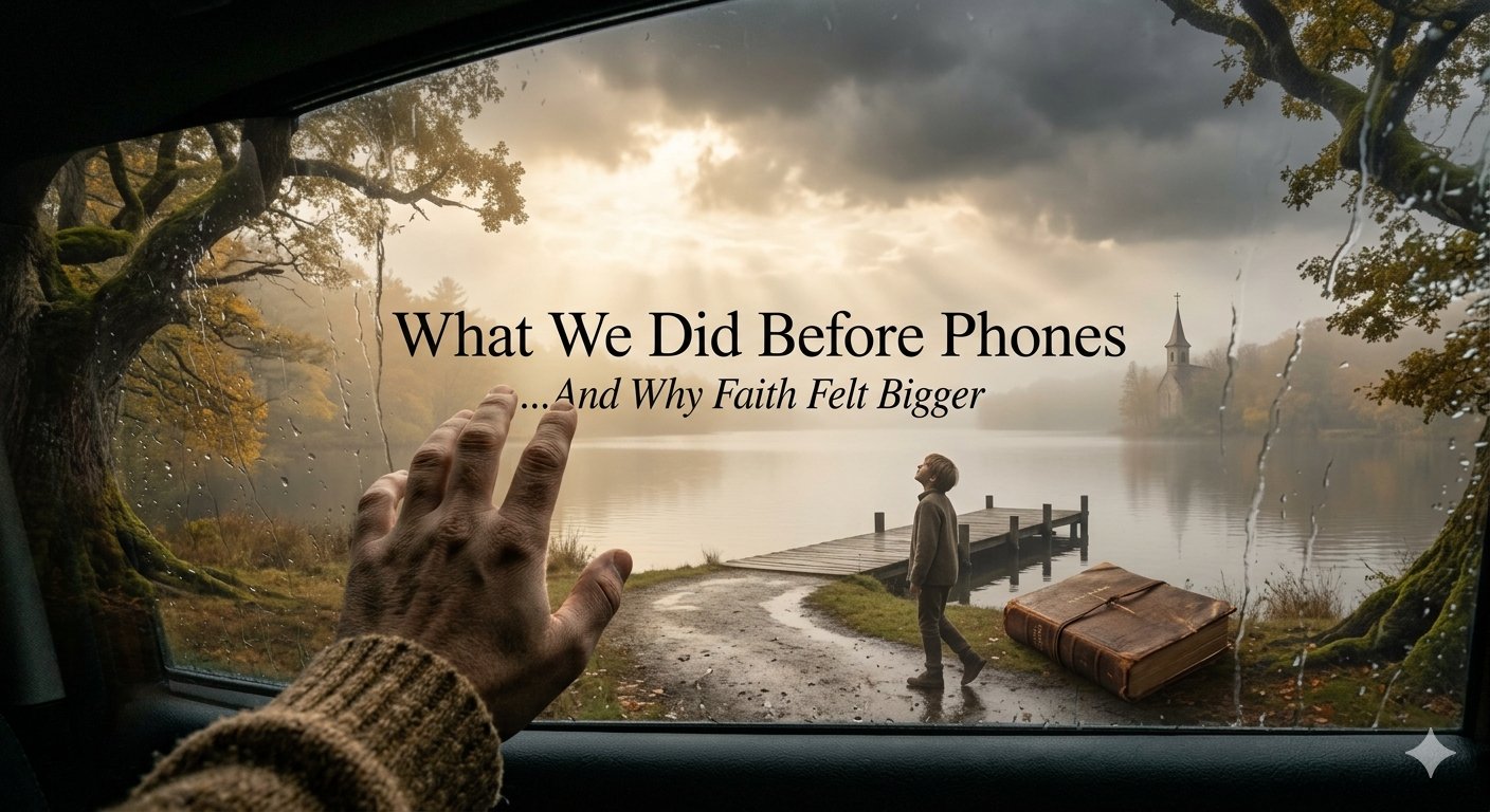 What We Did Before Phones (And Why Faith Felt Bigger)