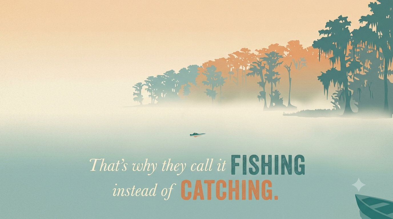 Fishing vs. Catching: A Florida Lesson in Patience, Fog, and Growing Up
