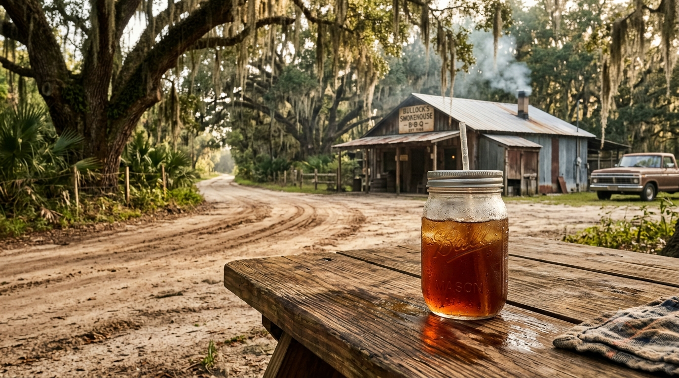 The Mason Jar Sweet Tea Ritual: A Taste of Old Florida Backroads