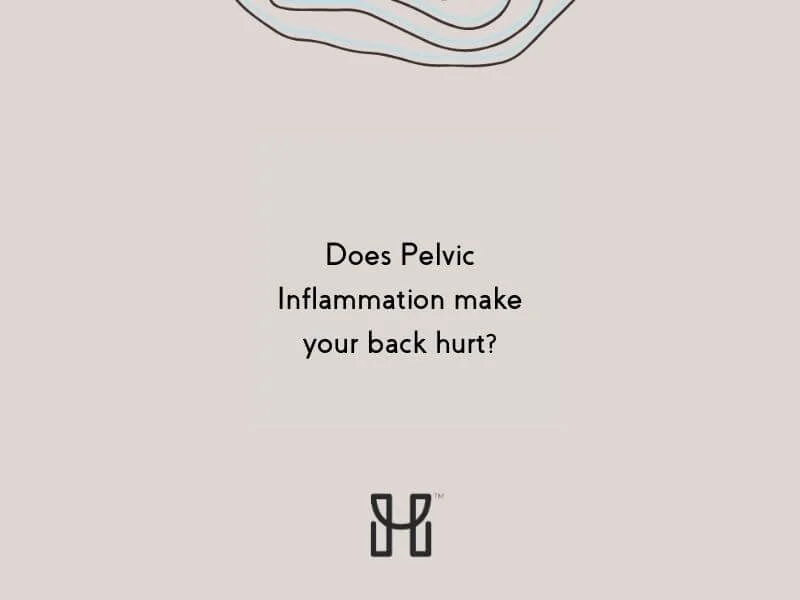 Does pelvic inflammation make your back hurt? 