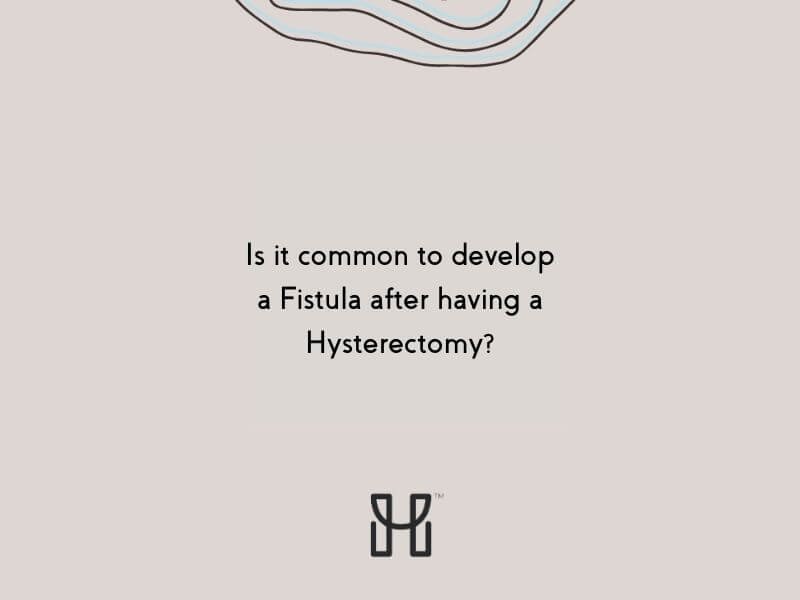 Is it common to develop a fistula after having a Hysterectomy?