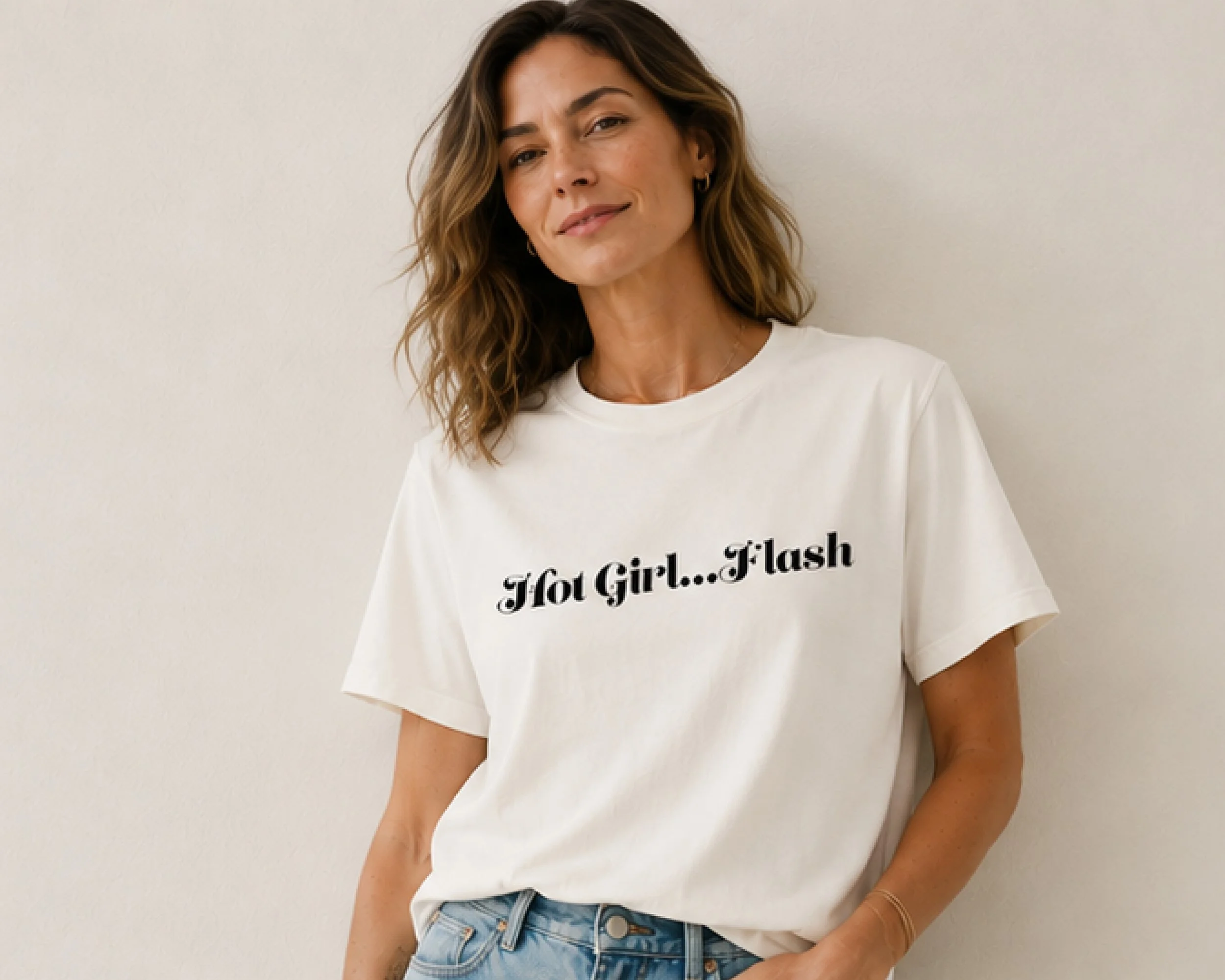Hot Girl…Flash Boxy Tee