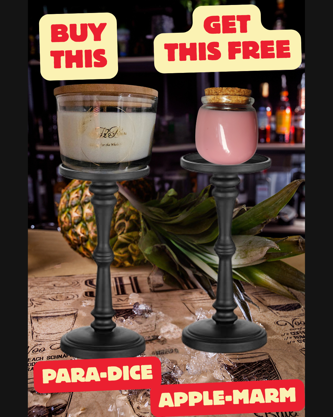 Specific Large Candle / Mini Bundle ( While Supplies Last)