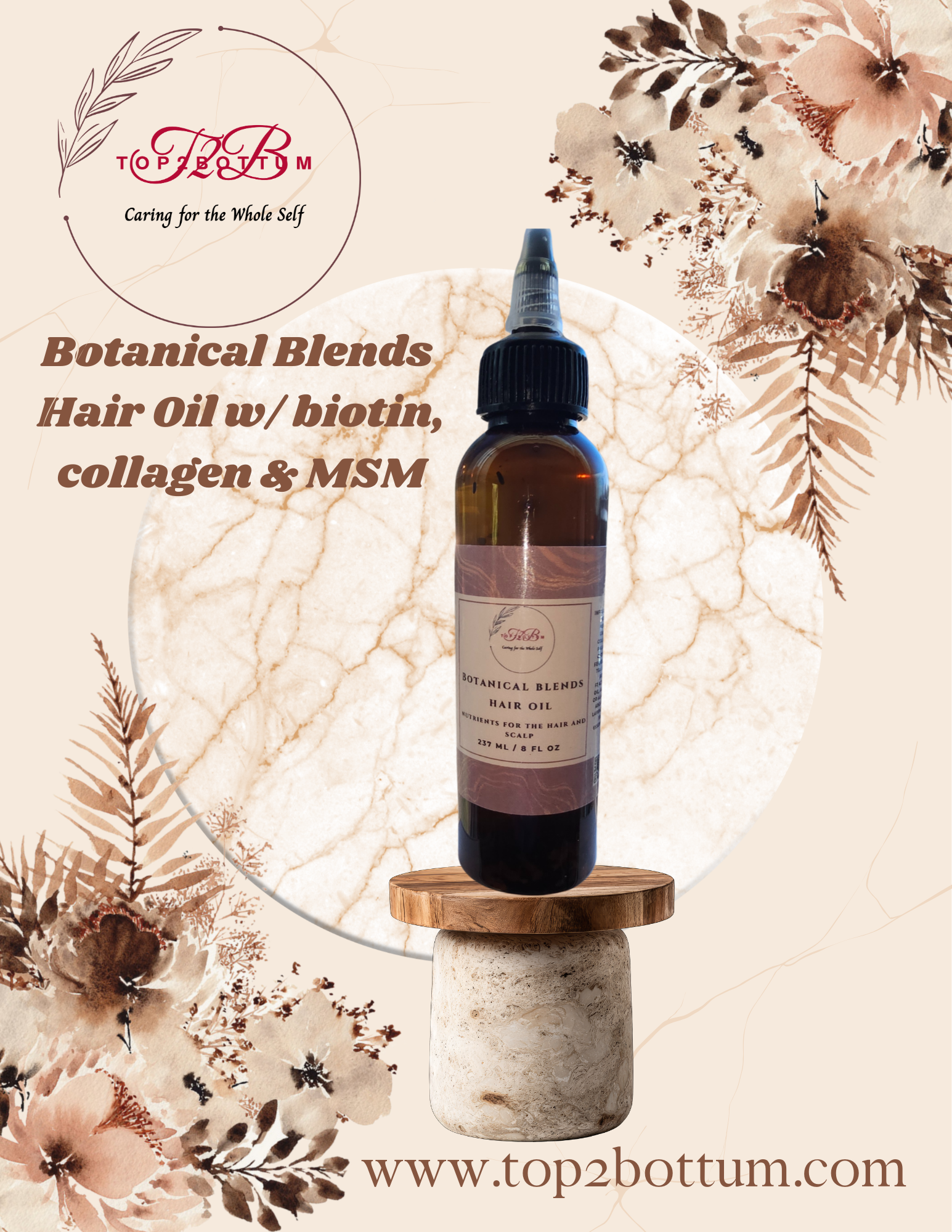 Botanical Blends Hair Oil w/ biotin, collagen & MSM
