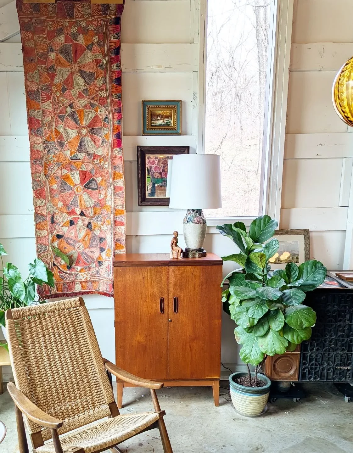 When you find a rug that is simply too beautiful to put on the floor....