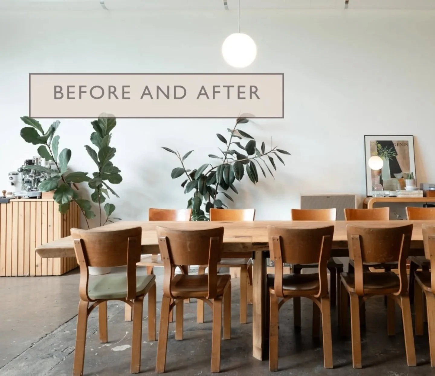 Because who doesn't love a good before and after?!
Our most asked question in the shop is "what's the story of this space?" (Maybe second to "where do you get all this stuff?")
The before pictures were taken in September of 2020 w
