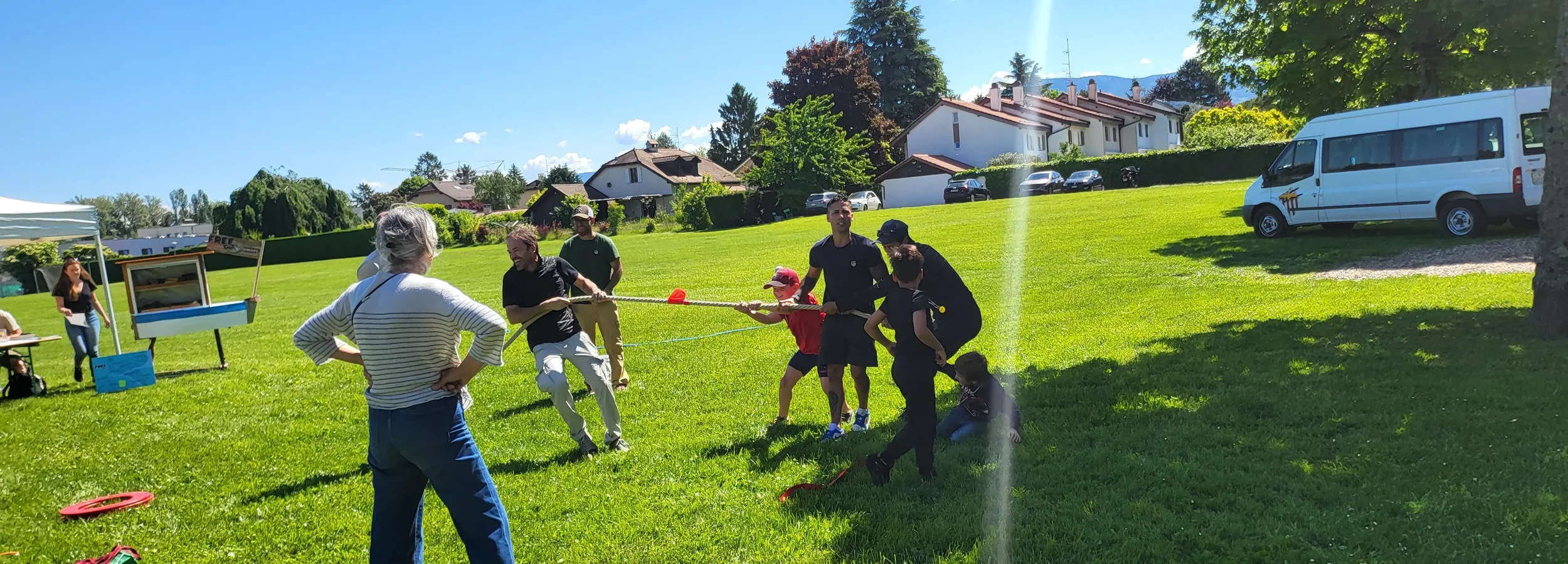 In eine bestehende Veranstaltung integrierter Spielbereich