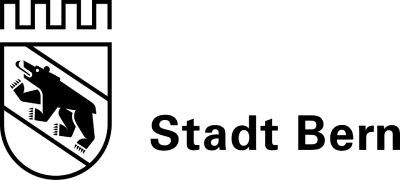 Image of a stylized bear and the writing Stadt Bern