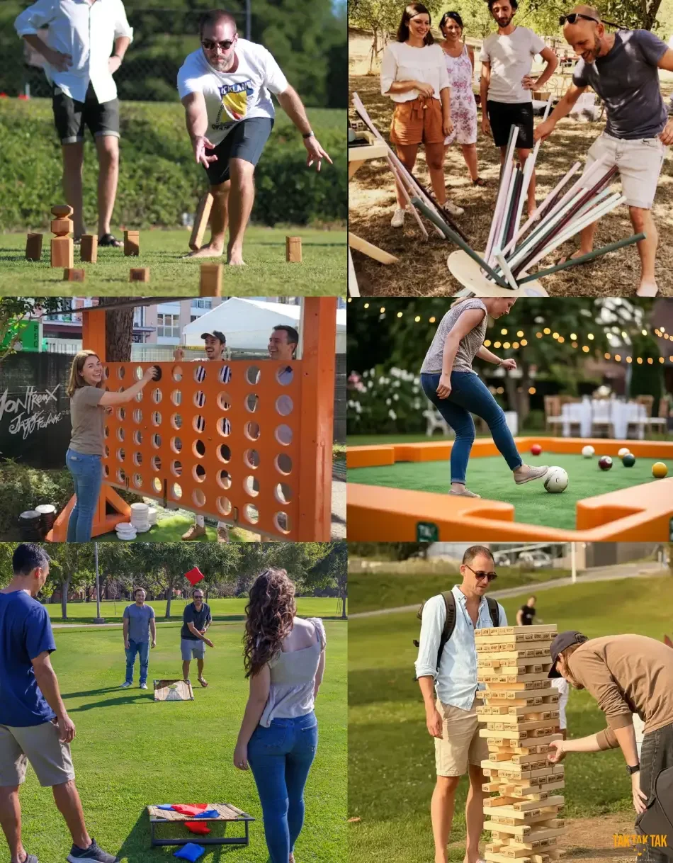 Sélection d’activités TAK TAK TAK pour un Team Event en intérieur ou en extérieur