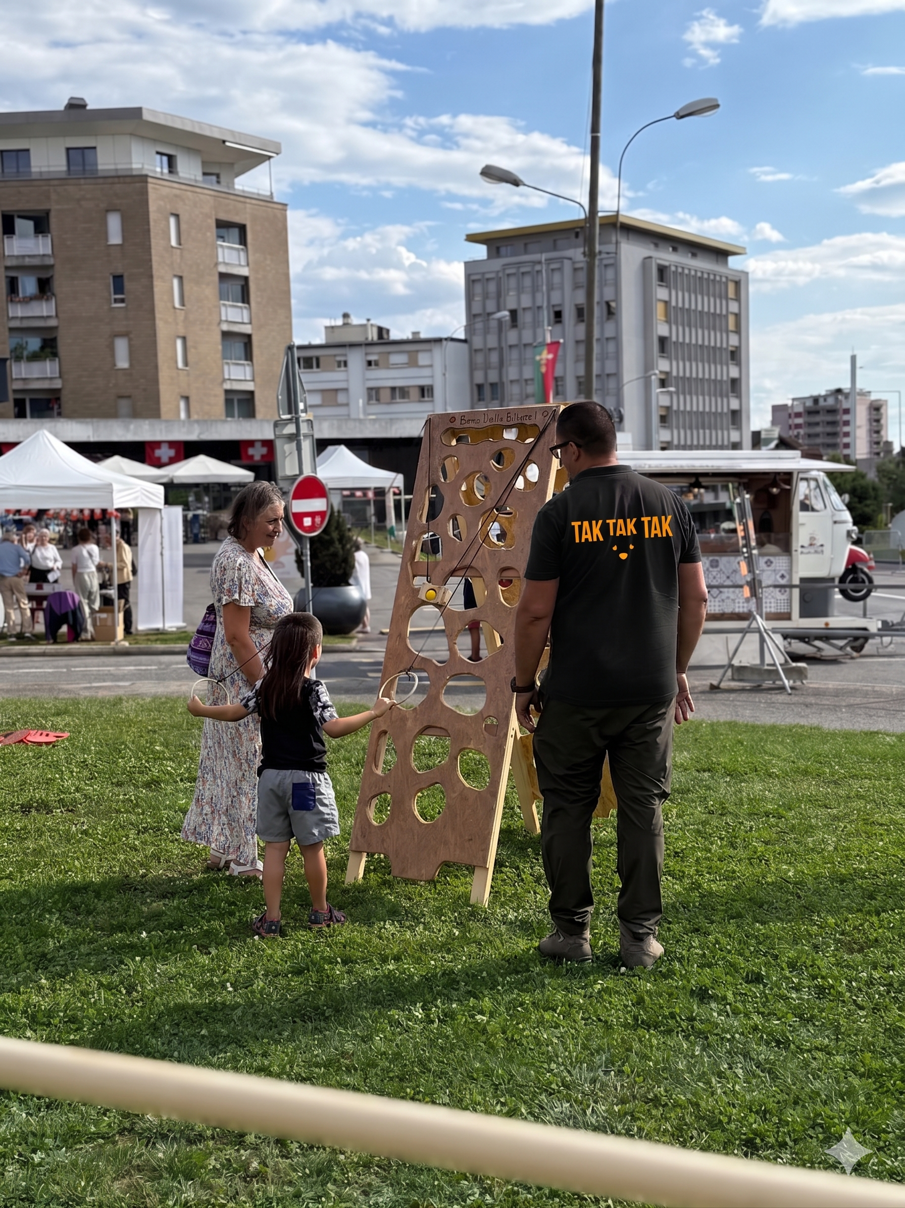 zone d'animation lors d'un événement communale
