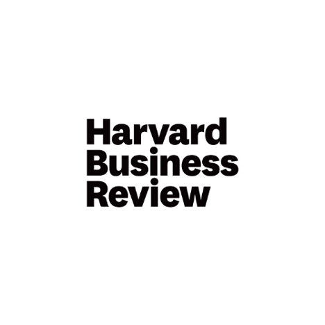 Harvard Business Review logo in black on a white background.