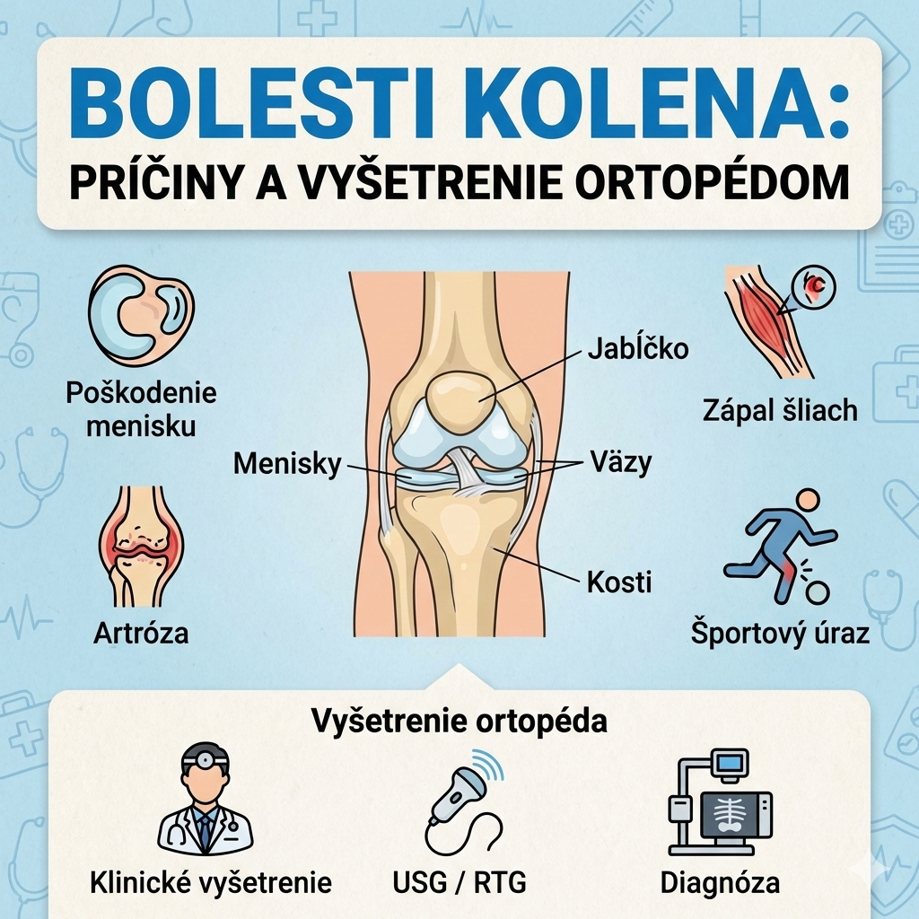Bolesti kolena: Najčastejšie príčiny a kedy navštíviť ortopéda