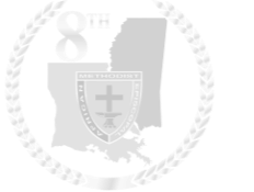 Logo with a shield, an olive branch, and text indicating The 8th Episcopal District.