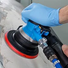 dust free sanding vacuum sander orbital