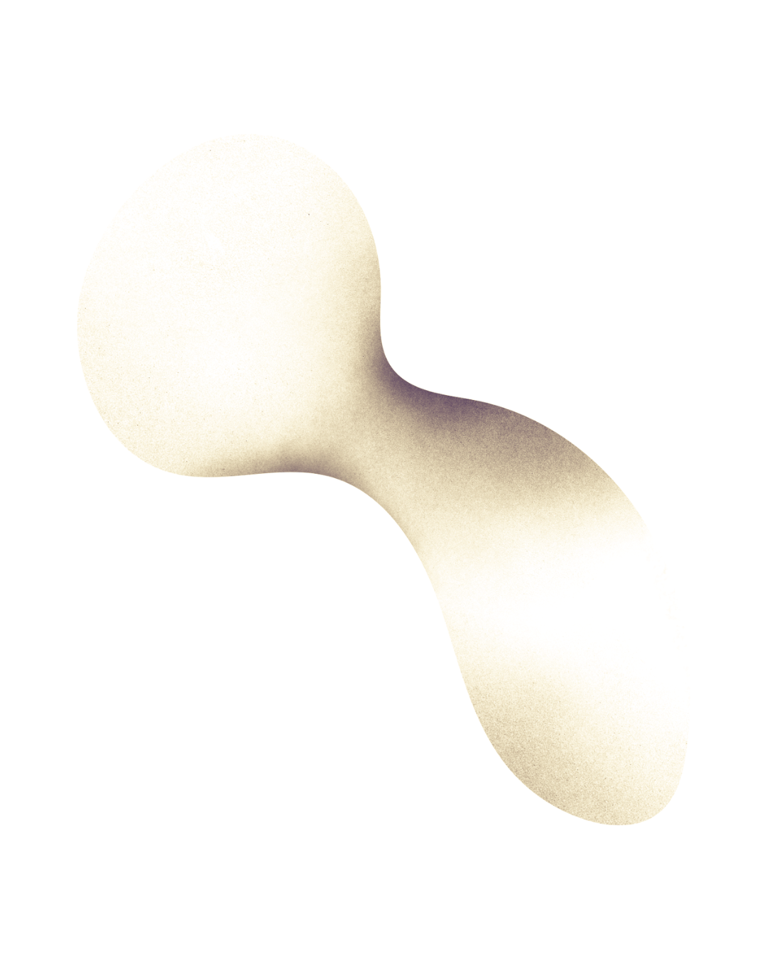 A yellow dumbbell with a rounded handle and spherical ends, isolated on a black background.