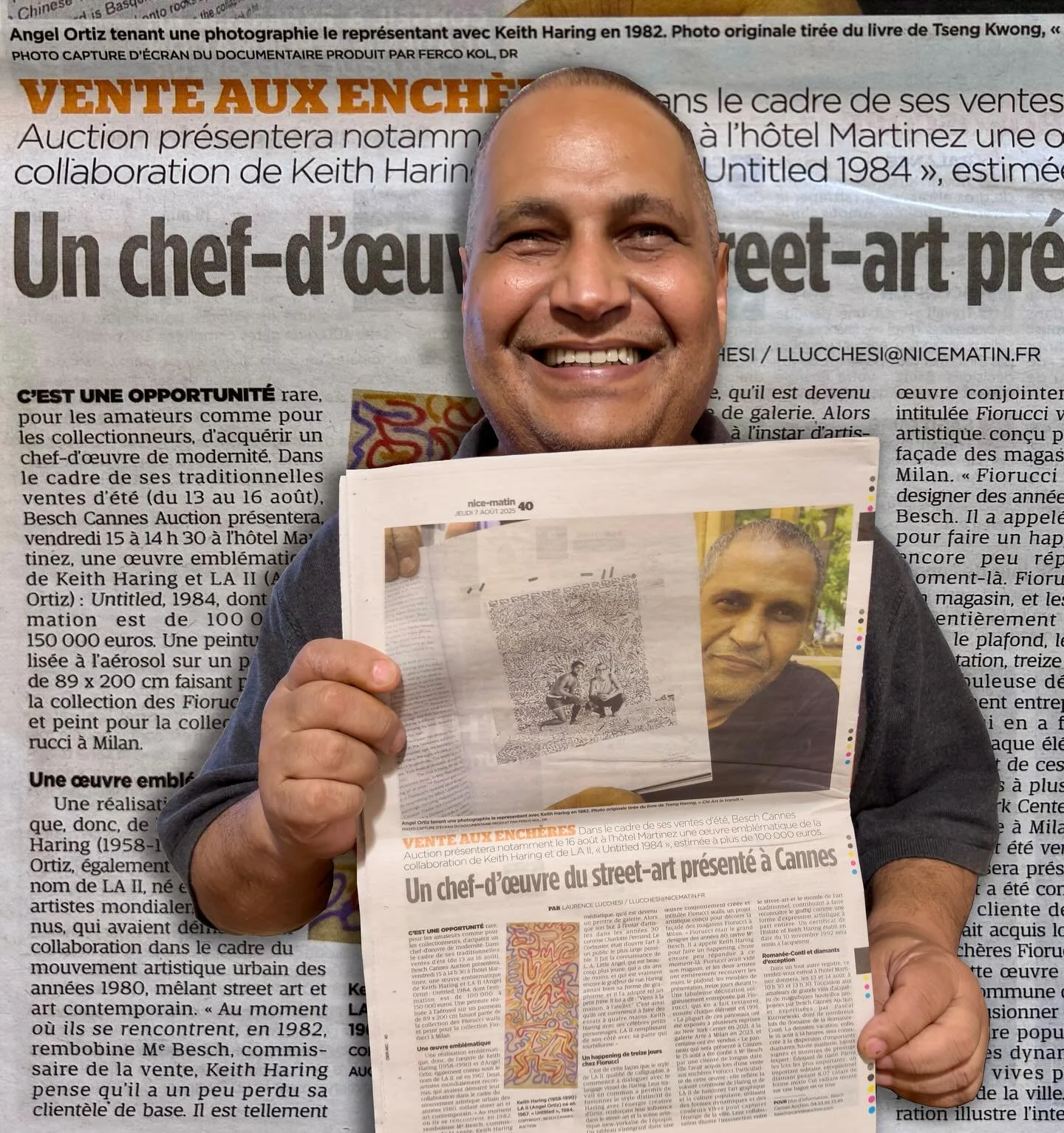 Look mom, I&rsquo;m in the newspaper! 🇫🇷🗞️ 
Merci bien @beschcannesauction @groupenicematin