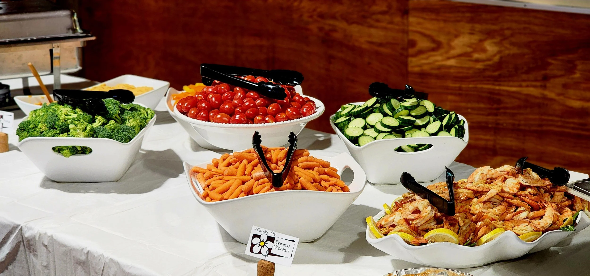 Bowls of assorted vegetables