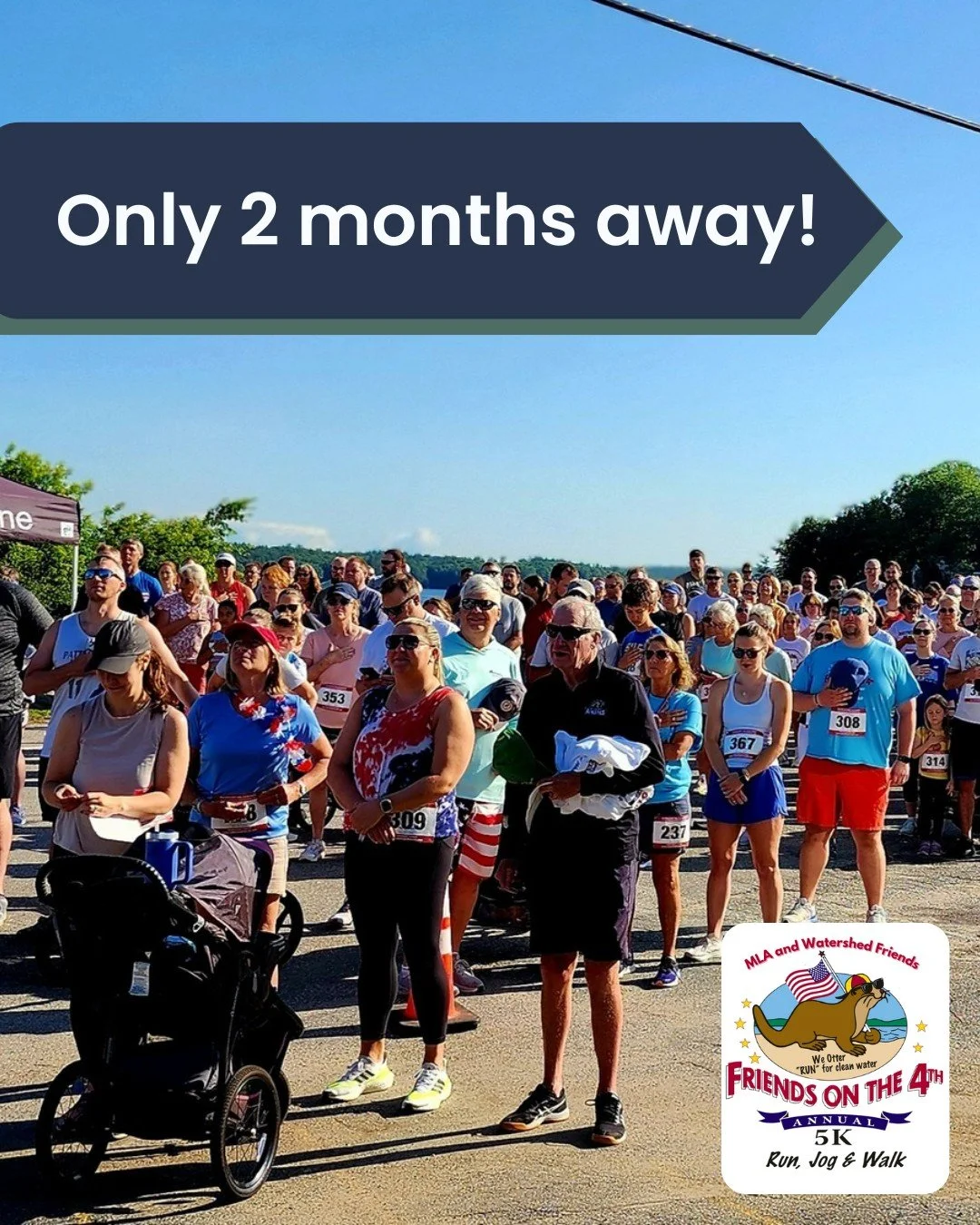 We hope that you have been stretching🧘, because we are only two months away from the Maranacook Lake Association and Watershed Friends on the 4th 5k! Register now to guarantee that you will receive a race t-shirt! 

Visit the link in our bio to regi