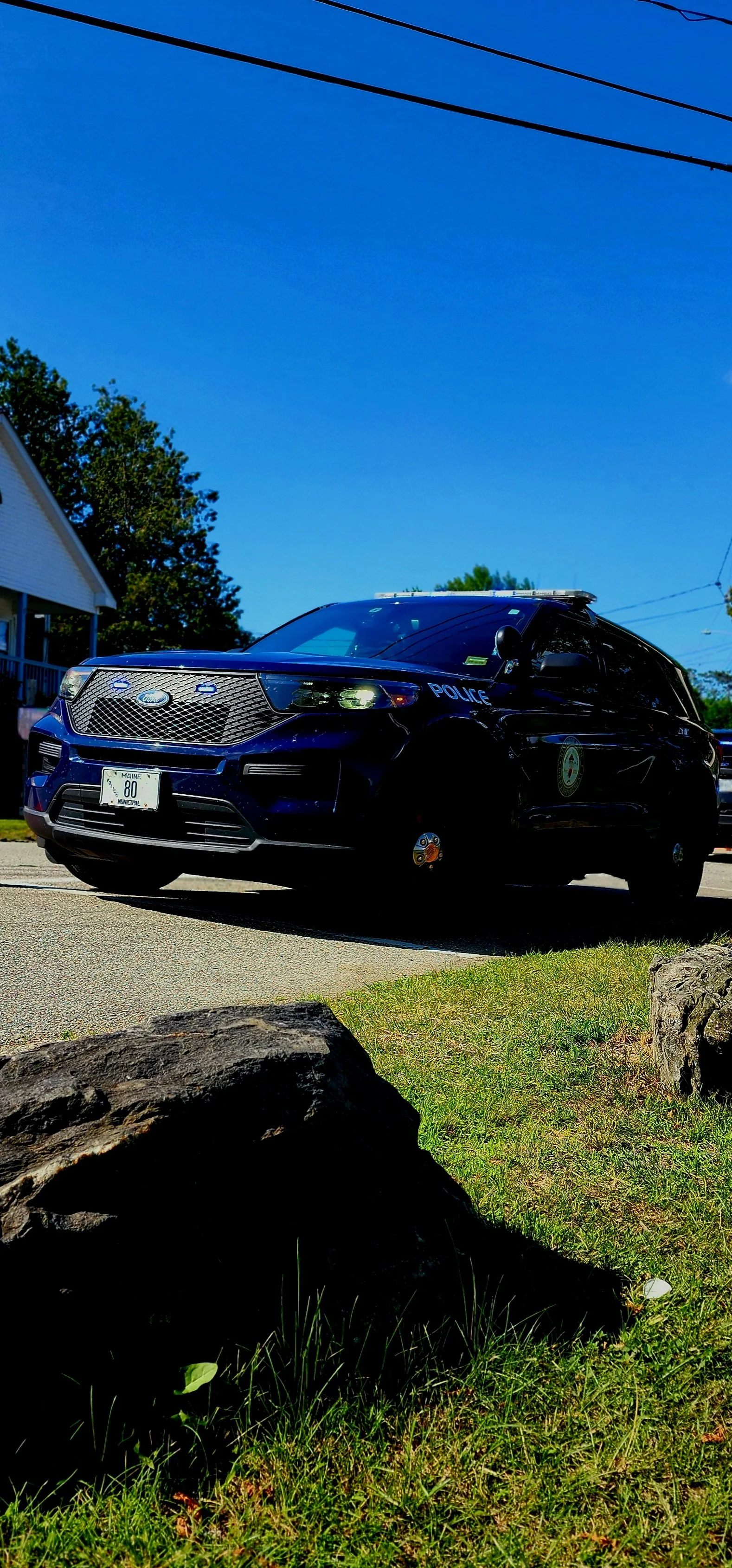 A Winthrop police cruiser