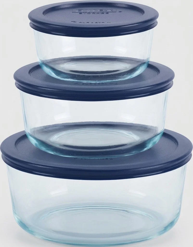 Pyrex Glass Storage Containers