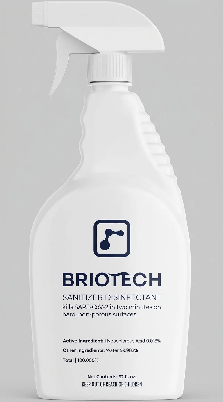 Hypochlorous Acid Toxin-Free Sanitizing Spray